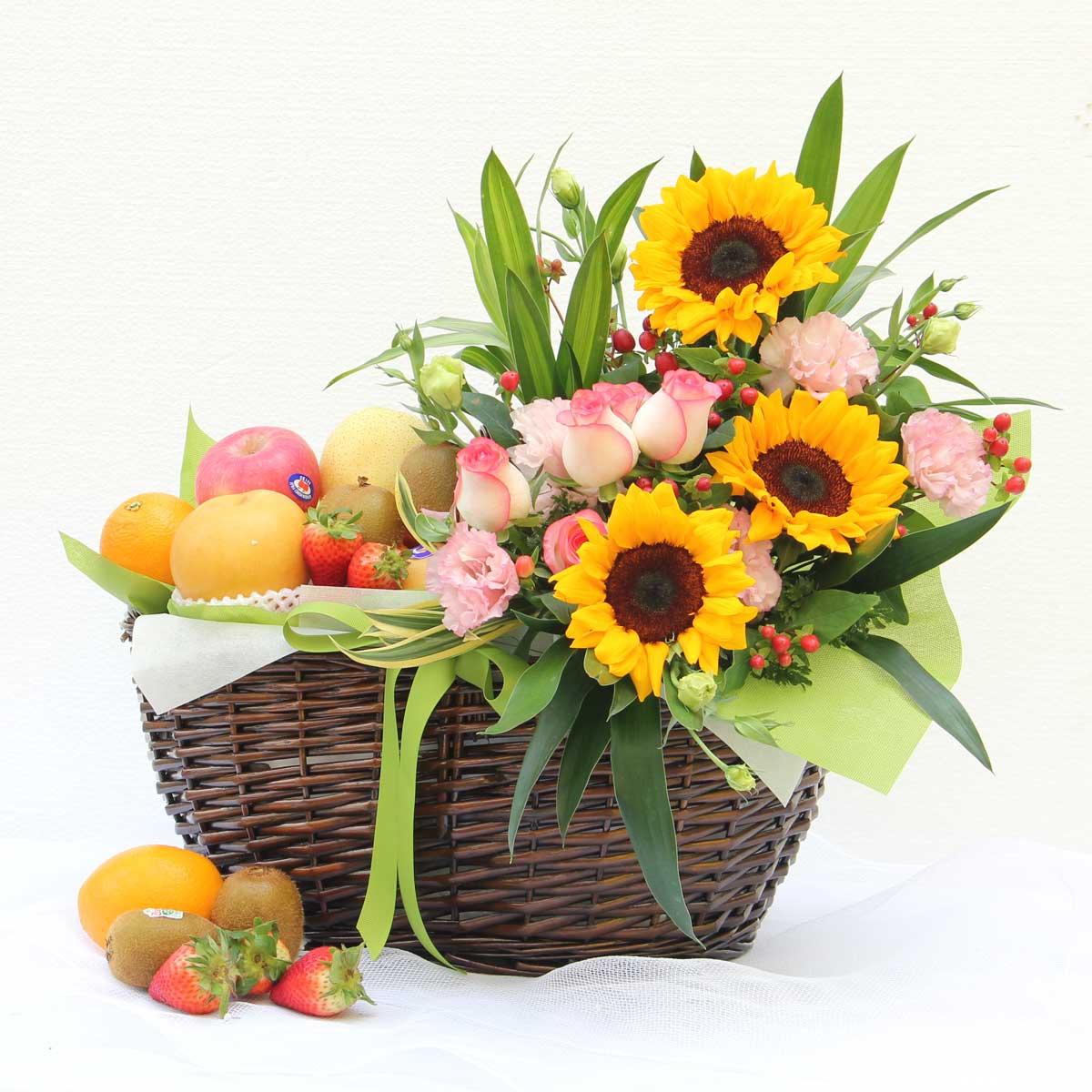 Fresh Fruit Basket On Display At Your Local Clayton, NC Florist