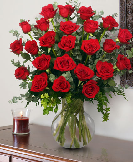 24 Radiant Red Roses