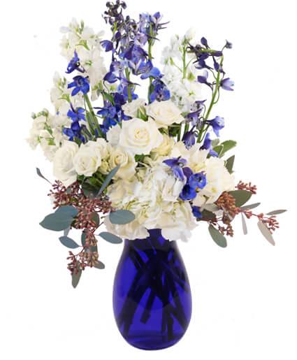 Hints of Sapphire - Clayton Florist: The Florist At Plantation