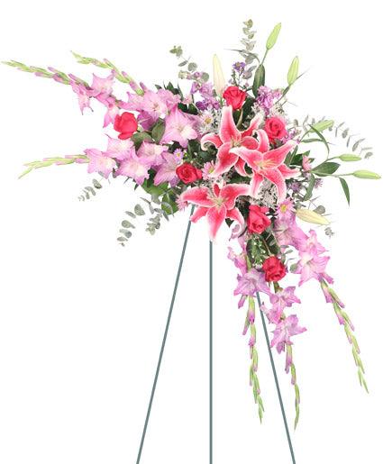 Pink Memories Spray - Clayton Florist: The Florist At Plantation